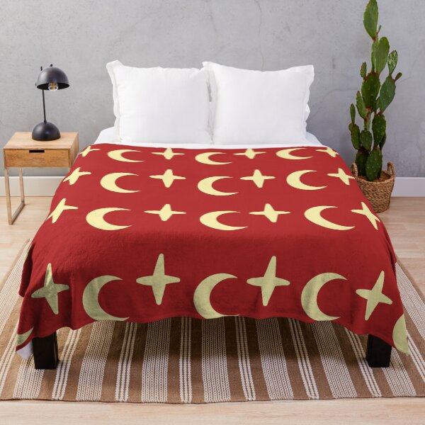Item preview, Stars and Moon pattern-red designed and sold by charmednight.