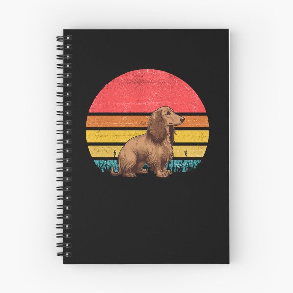 Item preview, Long Haired Dachshund Vintage Retro Sunset designed and sold by rafaeltto.