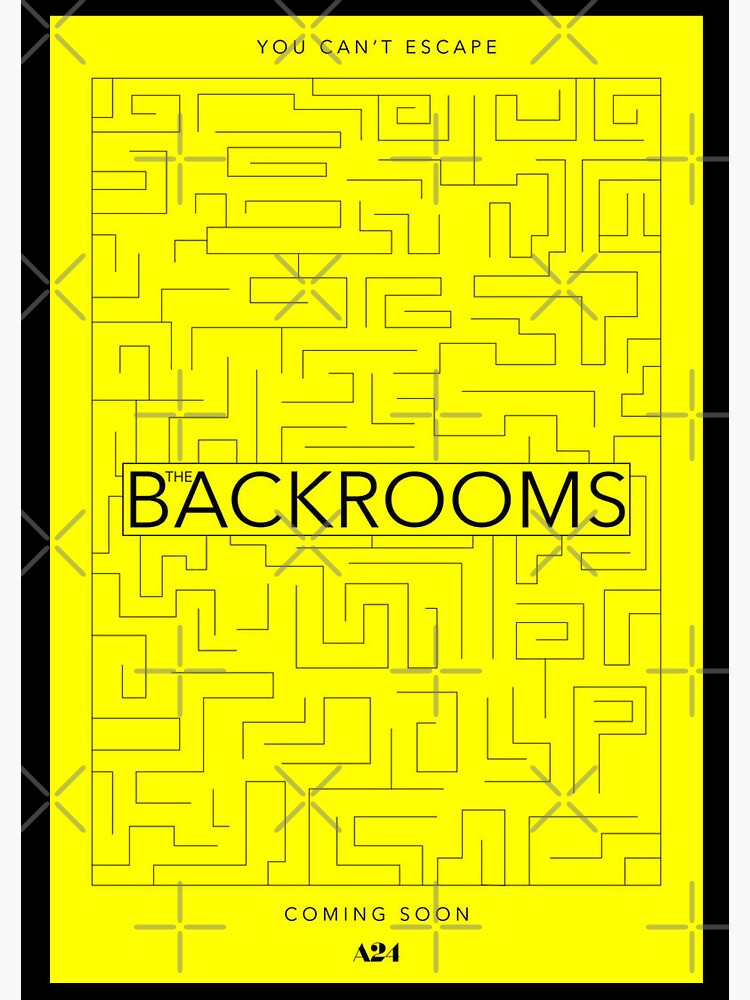 Backrooms A24 Movie Poster Spiral Notebook for Sale by Spvilles