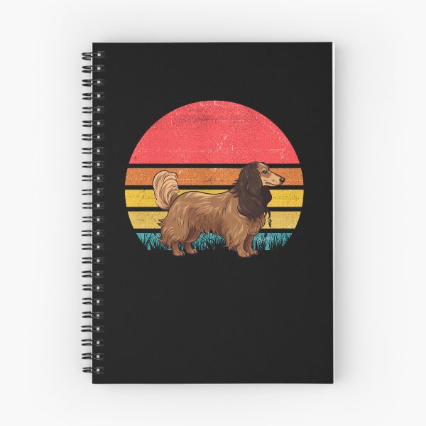 Item preview, Long Haired Dachshund Vintage Retro Sunset designed and sold by rafaeltto.