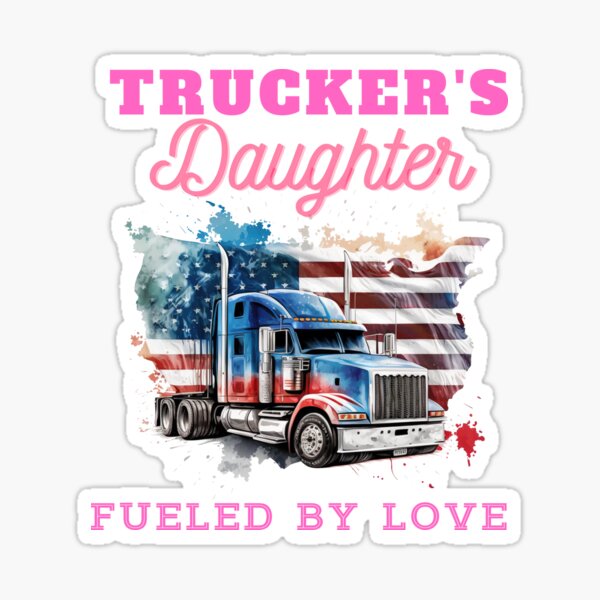 Truck Driver Trucker Fire ice road Truckers Gift Sticker