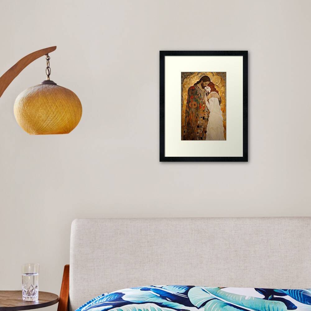 Item preview, Framed Art Print designed and sold by SanctifiedSouls.