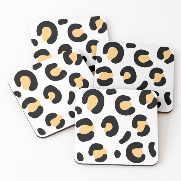 Item preview, Sherbet Orange Snow Leopard: Pattern Mixing Magic designed and sold by Rebecca Turk.