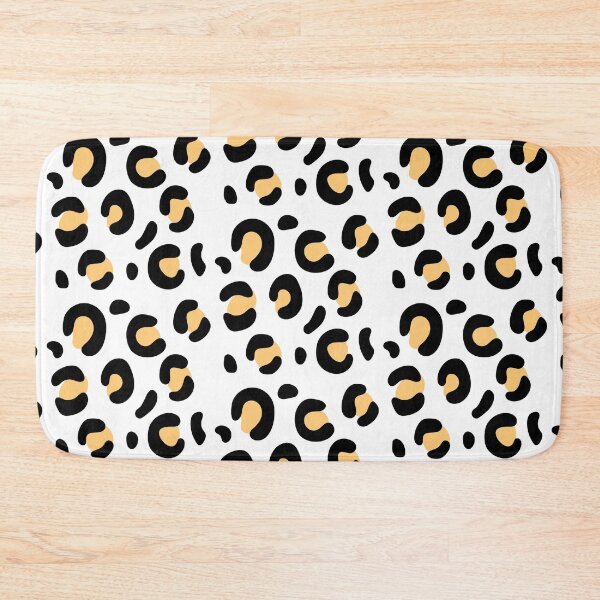 Item preview, Sherbet Orange Snow Leopard: Pattern Mixing Magic designed and sold by Rebecca Turk.