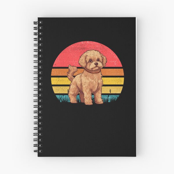 Item preview, Maltipoo Vintage Retro Sunset designed and sold by rafaeltto.