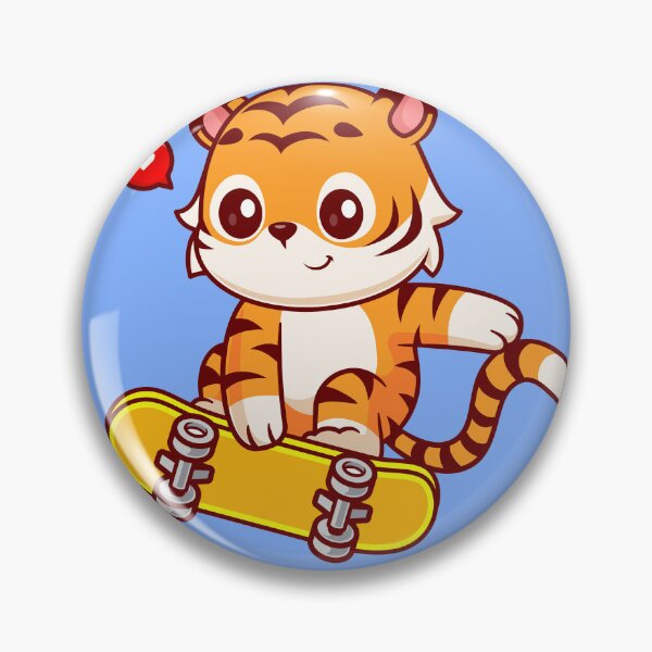 Item preview, Tiger on Wheels: Skateboarding Adventure designed and sold by hjian8219.