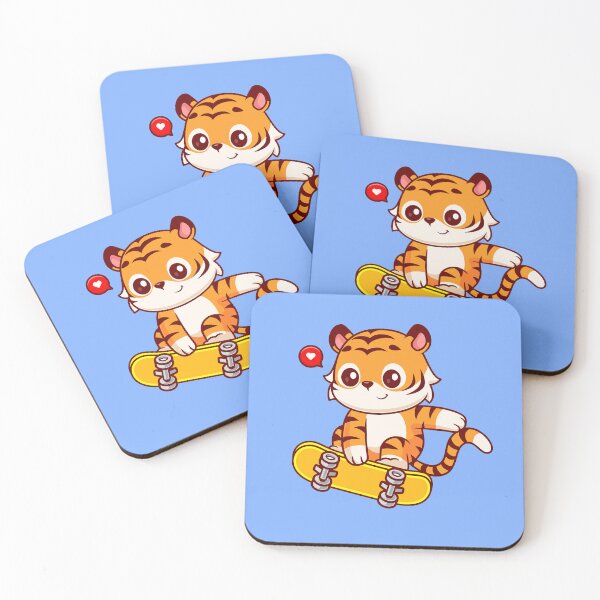 Item preview, Tiger on Wheels: Skateboarding Adventure designed and sold by hjian8219.