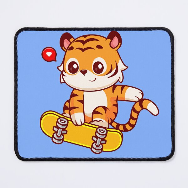 Item preview, Tiger on Wheels: Skateboarding Adventure designed and sold by hjian8219.
