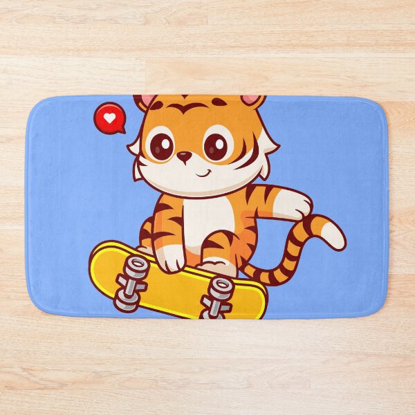 Item preview, Tiger on Wheels: Skateboarding Adventure designed and sold by hjian8219.