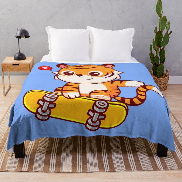 Item preview, Tiger on Wheels: Skateboarding Adventure designed and sold by hjian8219.