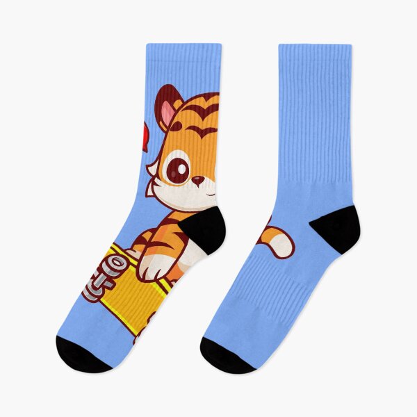 Item preview, Tiger on Wheels: Skateboarding Adventure designed and sold by hjian8219.