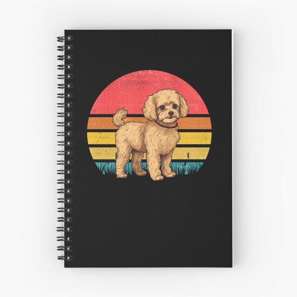 Item preview, Maltipoo Vintage Retro Sunset designed and sold by rafaeltto.