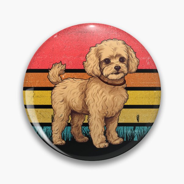 Item preview, Maltipoo Vintage Retro Sunset designed and sold by rafaeltto.