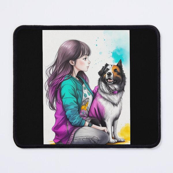 Item preview, Just A Girl And Her Dog designed and sold by AmiAkins.
