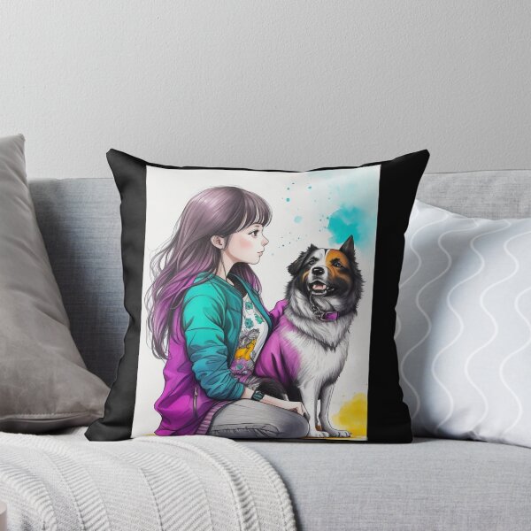 Item preview, Just A Girl And Her Dog  designed and sold by AmiAkins.
