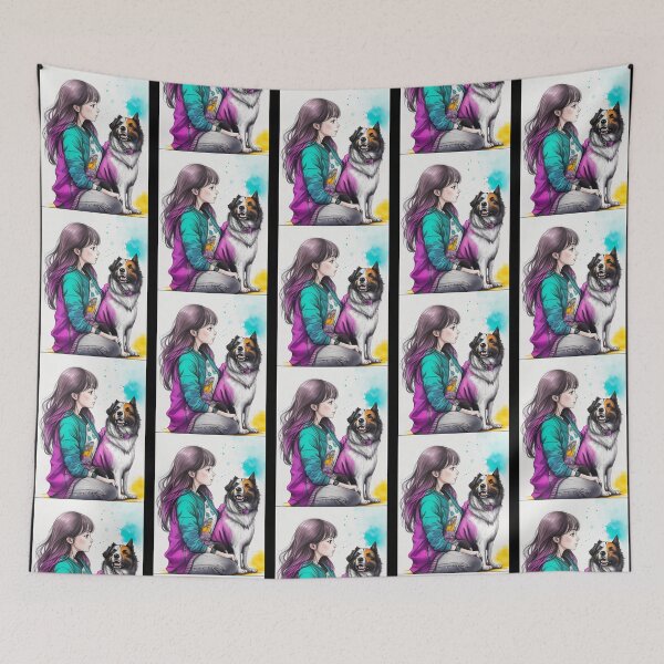 Item preview, Just A Girl And Her Dog  designed and sold by AmiAkins.