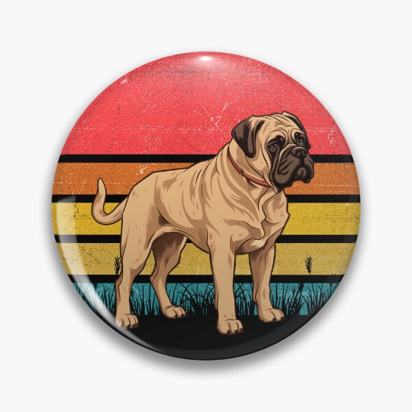 Item preview, Mastiff Vintage Retro Sunset designed and sold by rafaeltto.