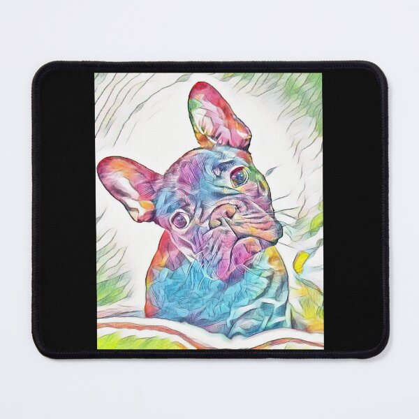 Item preview, Can You Repeat That Bulldog Soft Floating Colors designed and sold by AmiAkins.