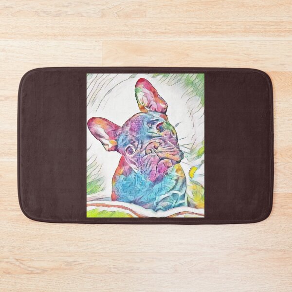 Item preview, Can You Repeat That Bulldog Soft Floating Colors designed and sold by AmiAkins.