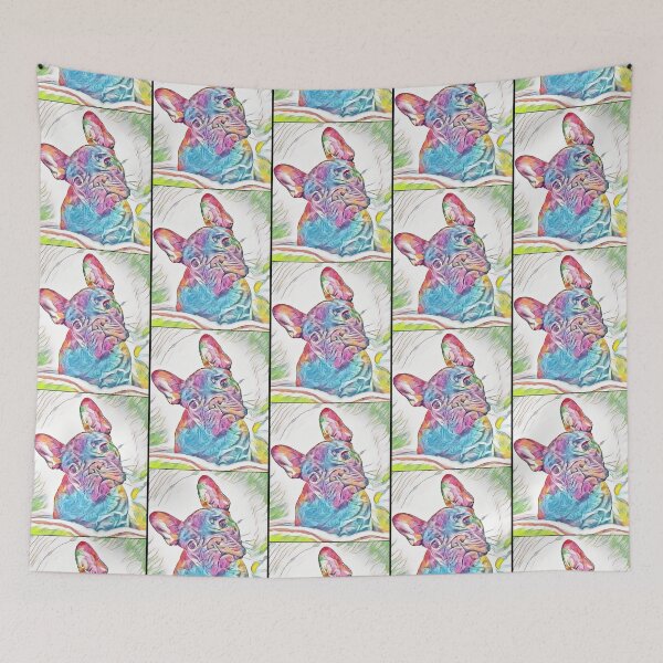 Item preview, Can You Repeat That Bulldog Soft Floating Colors designed and sold by AmiAkins.