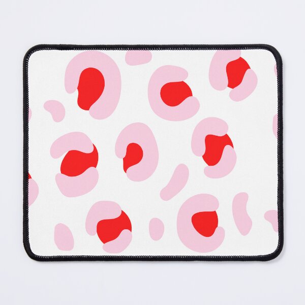 Item preview, Pink & Red Retro Snow Leopard: Pattern Mixing Magic designed and sold by Rebecca Turk.