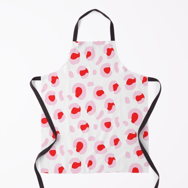 Item preview, Pink & Red Retro Snow Leopard: Pattern Mixing Magic designed and sold by Rebecca Turk.