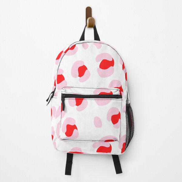 Item preview, Pink & Red Retro Snow Leopard: Pattern Mixing Magic designed and sold by Rebecca Turk.