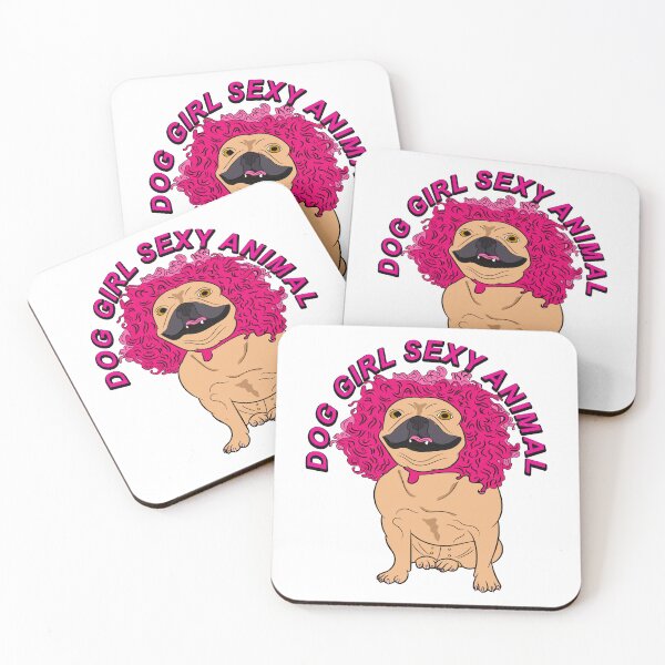 Item preview, Dog girl sexy animal funny artistic design style  designed and sold by AmiAkins.