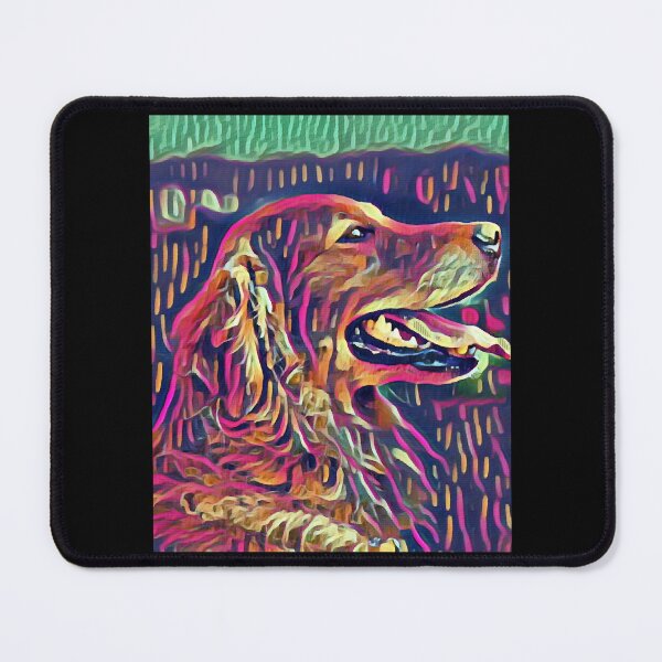 Item preview, Golden Retriever Profile in Purple Mola designed and sold by AmiAkins.