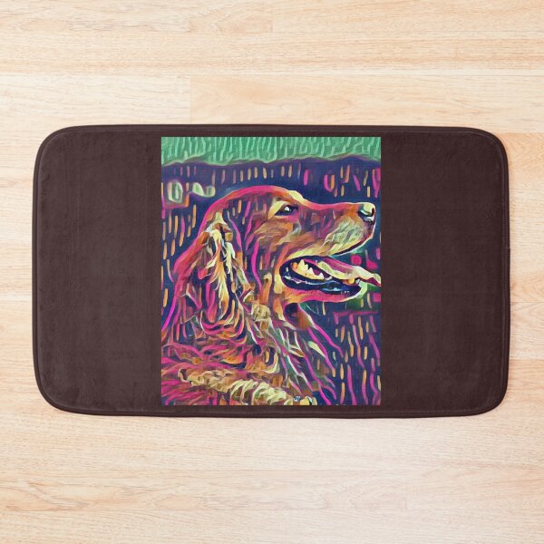 Item preview, Golden Retriever Profile in Purple Mola designed and sold by AmiAkins.