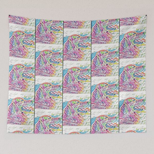 Item preview, Golden Retriever Profile in Soft Floating Colors designed and sold by AmiAkins.