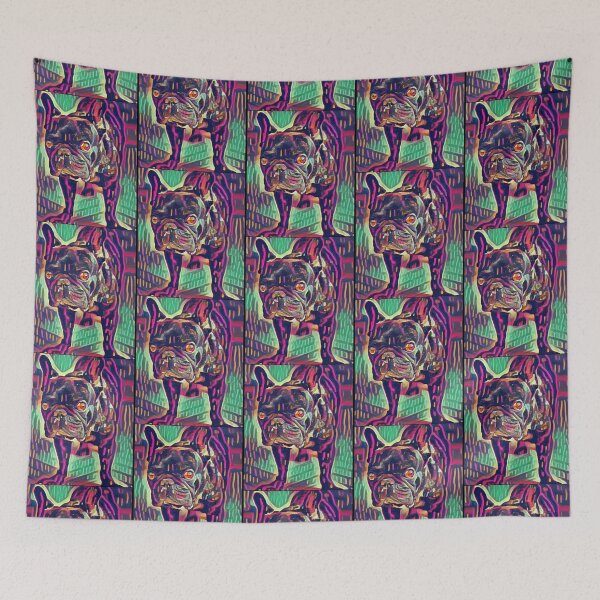 Item preview, Hey Bro, You Ok Bull dog Purple Mola designed and sold by AmiAkins.