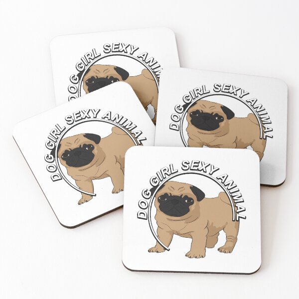 Item preview, Dog girl sexy animal funny artistic design style designed and sold by AmiAkins.