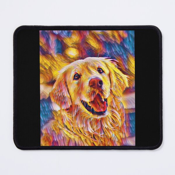 Item preview, Hey, Good Morning! Golden Retriever in Flow of Color Light designed and sold by AmiAkins.