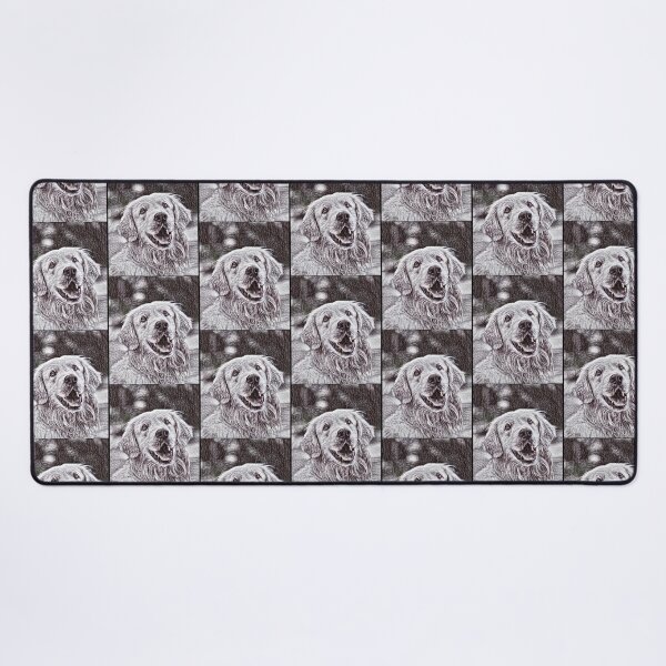 Item preview, Hey, Good Morning! Golden Retriever in Pen Scribble designed and sold by AmiAkins.