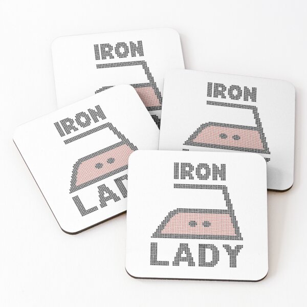 Item preview, Iron Lady - Funny faux embroidery print  	 designed and sold by wdzvzbqcm58.