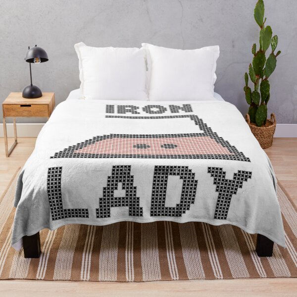 Item preview, Iron Lady - Funny faux embroidery print designed and sold by wdzvzbqcm58.
