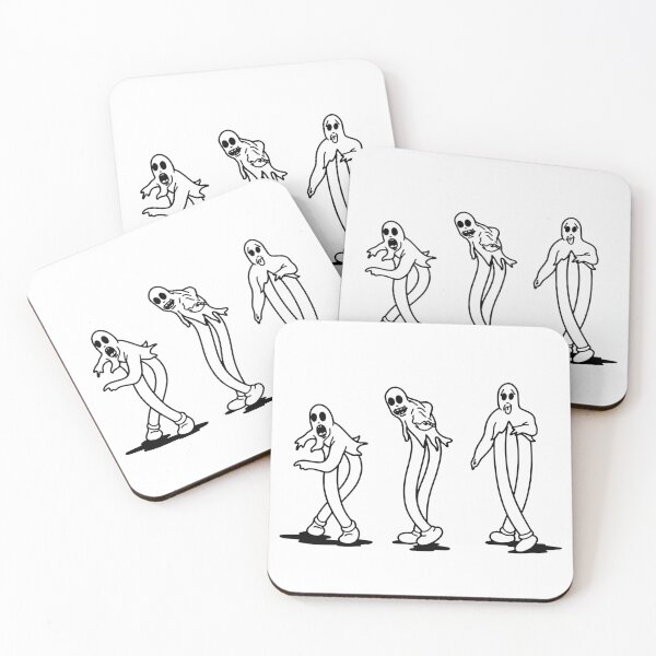 Item preview, Black and White Funny Dancing Ghost  designed and sold by Cesar Caligula.