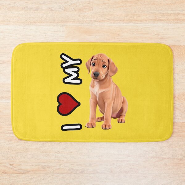 Item preview, I love my dog - Animated Rhodesian Ridgeback puppy in 3D style designed and sold by ChickNickStudio.