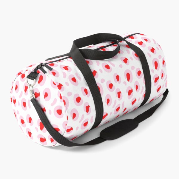 Item preview, Small Scale Pink & Red Retro Snow Leopard: Pattern Mixing Magic designed and sold by Rebecca Turk.