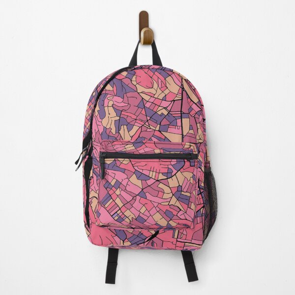 Item preview, Budapest Map Pattern in Purple & Pink designed and sold by PatternMaps.