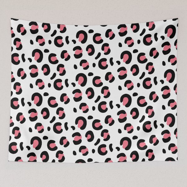 Item preview, Raspberry Sorbet Snow Leopard: Pattern Mixing Magic designed and sold by Rebecca Turk.