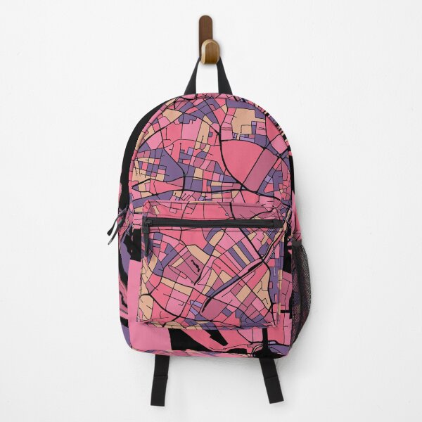 Item preview, Hamburg Map Pattern in Purple & Pink designed and sold by PatternMaps.