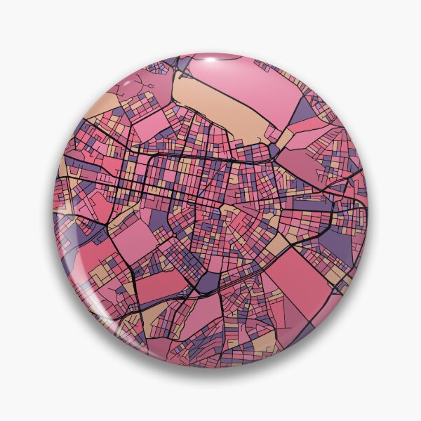 Item preview, Sofia Map Pattern in Purple & Pink designed and sold by PatternMaps.