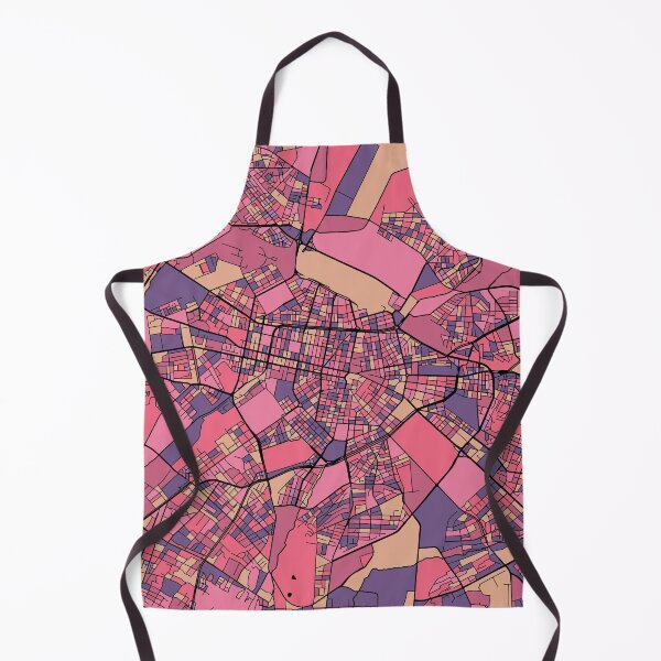 Item preview, Sofia Map Pattern in Purple & Pink designed and sold by PatternMaps.