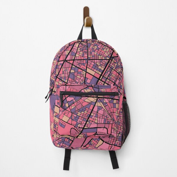 Item preview, Turin Map Pattern in Purple & Pink designed and sold by PatternMaps.