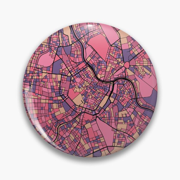 Item preview, Vienna Map Pattern in Purple & Pink designed and sold by PatternMaps.