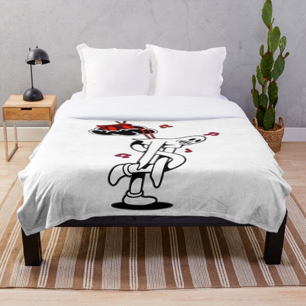 Artikelvorschau, Schwarz-weißer cooler tanzender Geist entworfen und verkauft von Cesar Caligula.