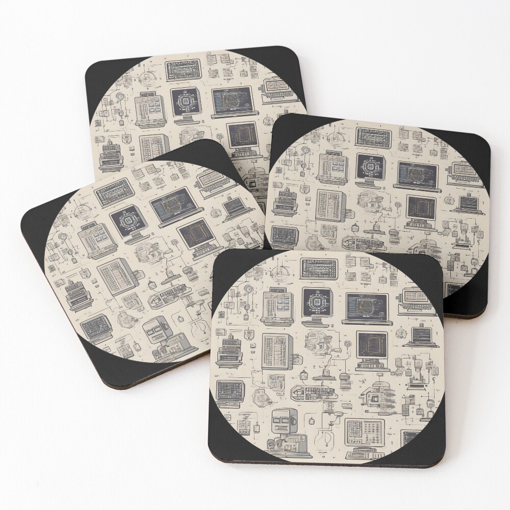 Item preview, Coasters (Set of 4) designed and sold by AbsoluteA.
