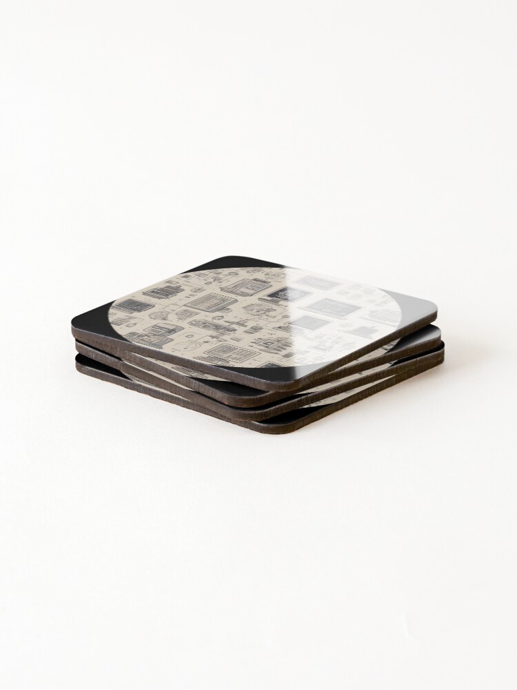 Thumbnail 4 of 5, Coasters (Set of 4), Code Master designed and sold by AbsoluteA.